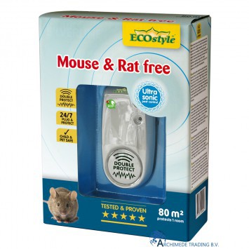 8711731024457 ECOSTYLE MOUSE & RAT FREE 80M² DOUBLE PROTECT - 1 KAMER