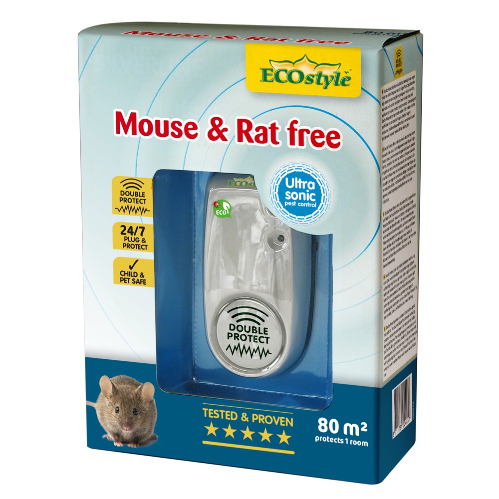 Ecostyle Mouse & Rat Free 80 M² Double Protect - 1 Room