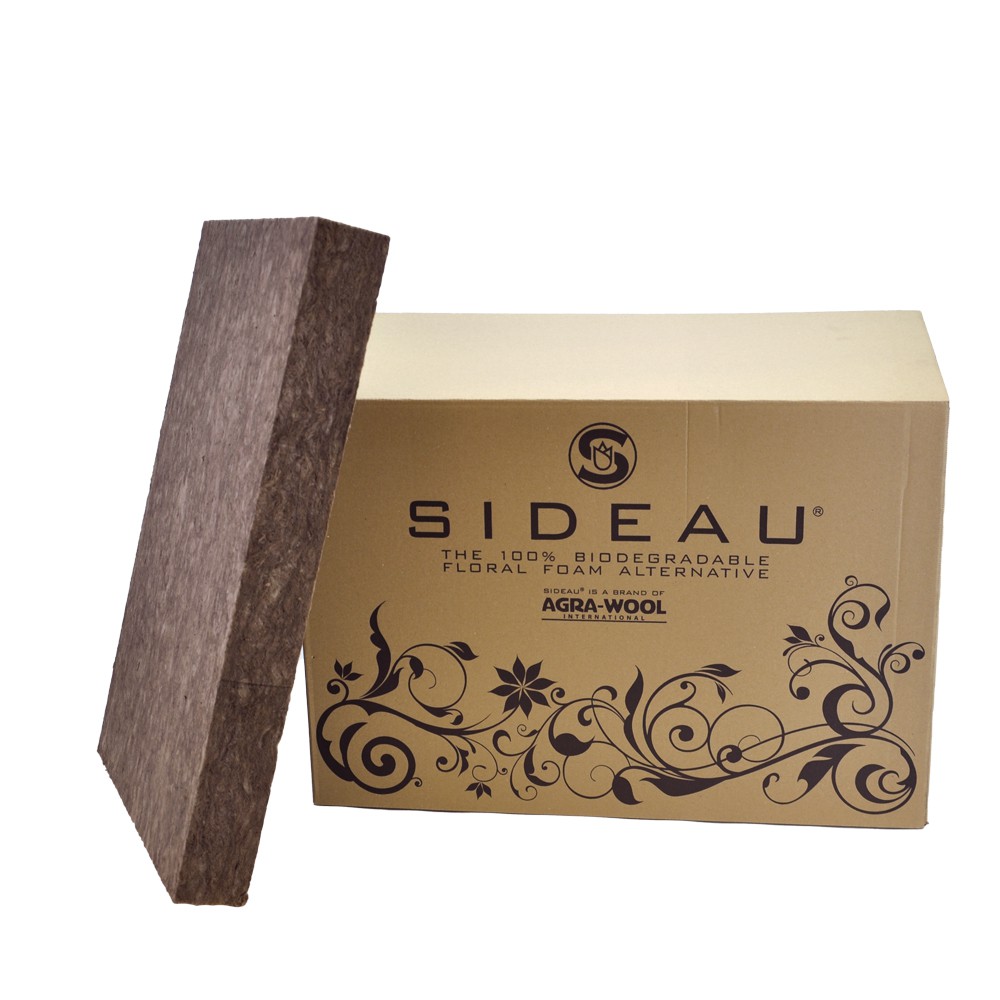 SIDEAU 100 NATURAL FLORAL FOAM SHEET BOX 6 PCS 59.5X40X6CM