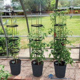 5031670003737 GARLAND ZELF BEWATERENDE POT 11 LITER ANTRACIET AUTOMATISCH