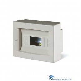 8001636075051 SCAME DOMINO 8 DIN MODULE UNIT IP44 (ZONDER RAAM)