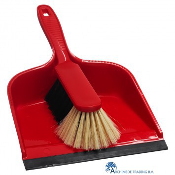 8715268069943 STOFFER EN BLIK ROOD KUNSTSTOF