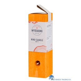 ORANJE MYSEASONS WIND KAARS ORANJE KLEIN 25CM