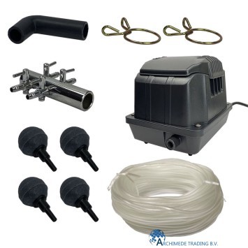 8718754041713-aquaking-ak2-20-ng-luchtpomp-1200-liter-per-uur-set-aansluitset-4x-luchtsteen-30-mm-25-meter-luchtslang