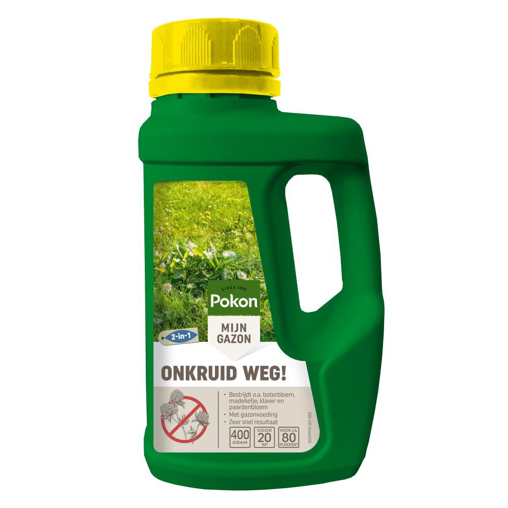 POKON WEED KILLER! 400 GRAM SPREADER 20M²