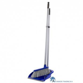 8715268052532 STOFFER EN BLIK MET LANGE STEEL MARIASET VOUWBAAR