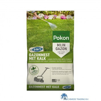 8711969026551 POKON GAZONMEST MET KALK 3-IN-1 125M²