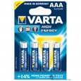 VARTA HIGH ENERGY AAA BLISTER 4 PCS