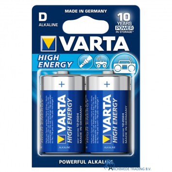 VARTA D ALKALINE BATTERIJEN BLISTER 2 STUKS