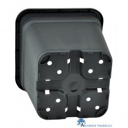 PLANTENPOT NPB VEGA VIERKANTE POT 14 LITER 28,5 X 28,5 X 28,4 CM