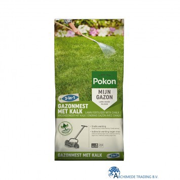 8711969026582 POKON GAZONMEST MET KALK 3-IN-1 250M²