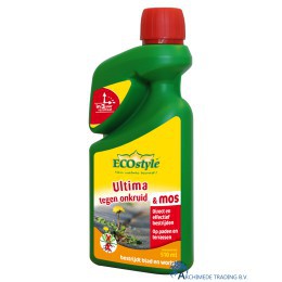 8711731011334 ECOSTYLE ULTIMA ONKRUID & MOS CONCENTRAAT 510 ML