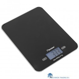 8712184054510 BESTRON AKS710Z DIGITALE KEUKENWEEGSCHAAL ZWART