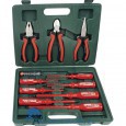 Mannesmann 11 delige elektro schroevendraaierset en tangenset - 11 pcs Screwdriver and pliers set