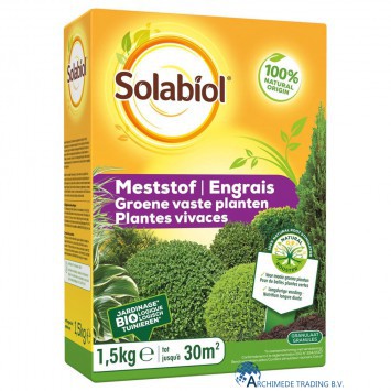 3664715027195 SOLABIOL MESTSTOF GROENE VASTE PLANTEN 1,5 KG