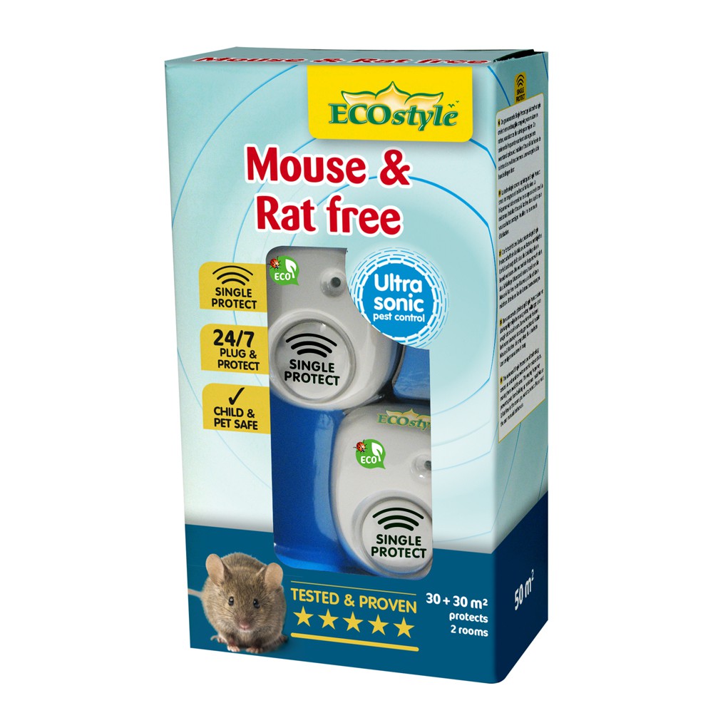 Ecostyle Mouse & Rat Free 30 + 30M² Single Protect - 2 Rooms