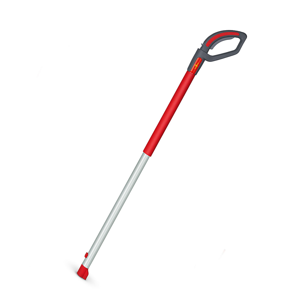WOLF Garten e-multi-star BS 140 eM 72AMB1-1650 Snoerloze steel, een lichte en ergonomische steel met geïntegreerd krachtig accupack bestaande uit vijf Li-Ion-accucellen,rood