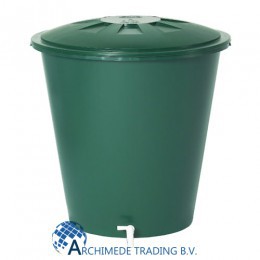 GRAF KUNSTSTOF REGENTON ROND 510 LITER MET DEKSEL EN AFTAPKRAAN