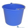 8713331000725 KUNSTSTOF EMMER 12 LITER BLAUW