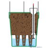 5031670003737 GARLAND ZELF BEWATERENDE POT 11 LITER ANTRACIET 4 LITER RESERVOIR